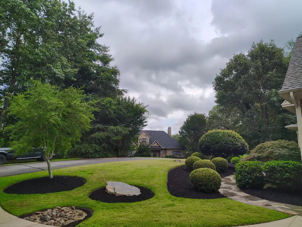 Landscaped property in Arden, NC maintained by Ruben's Landscaping