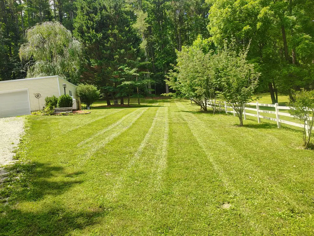 Landscaped property in Fletcher, NC maintained by Ruben's Landscaping